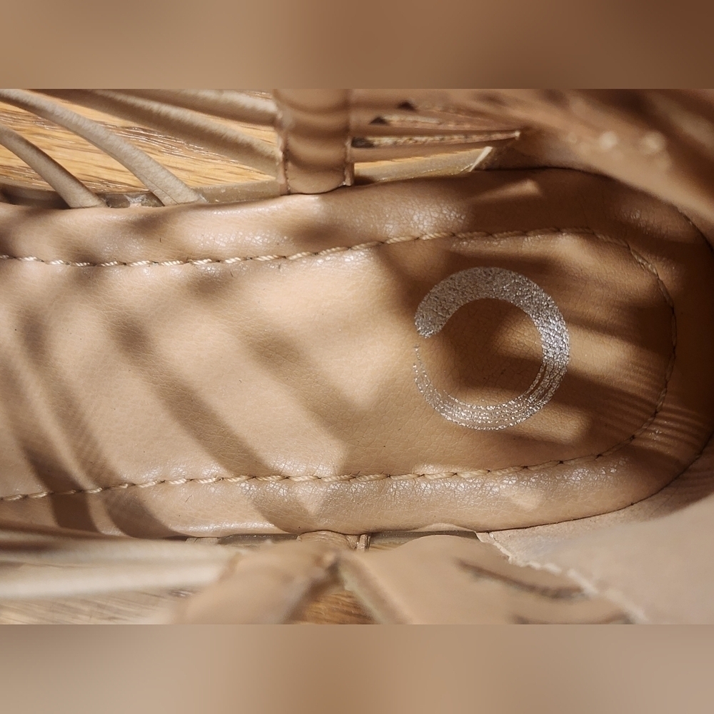 Journey & Crew Womens Tru Comfort Foam Caged Gladiator Wedge Sandal Size 9 - Picture 4 of 6